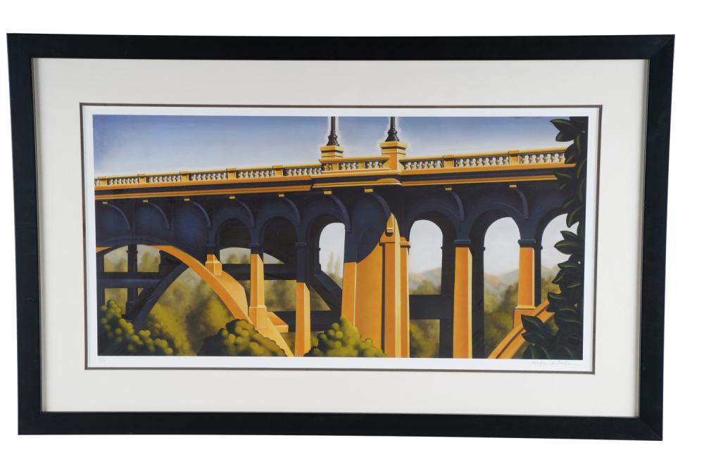 KENTON NELSON: COLORADO STREET BRIDGEgiclee