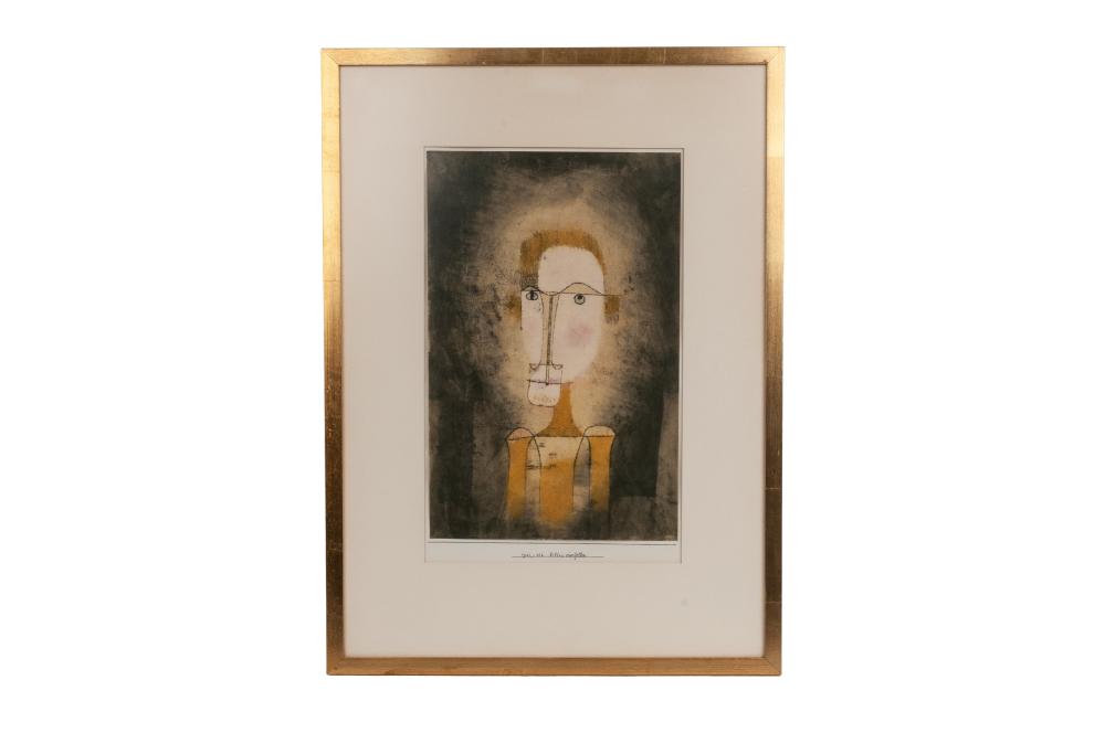 AFTER PAUL KLEE: PORTRAIT OF A YELLOW