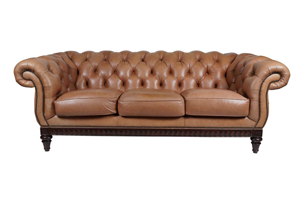 HANCOCK MOORE LEATHER CHESTERFIELD 335d5a