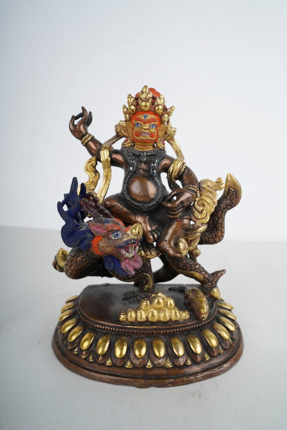 SOUTH EAST ASIAN POLYCHROME BRONZE 335d8d