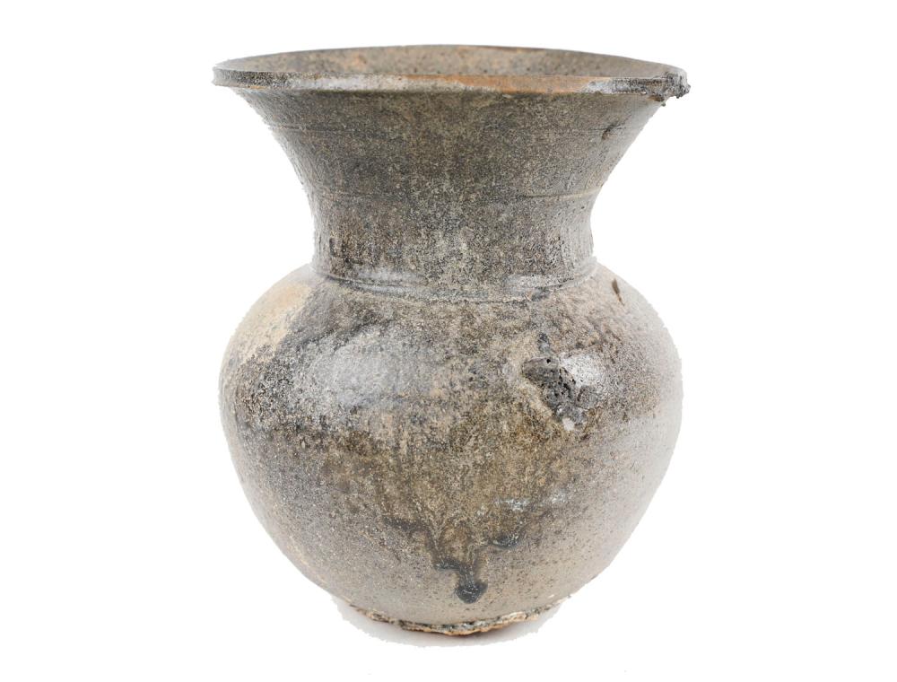 KOREAN EARTHENWARE URN8 inches 335dbc