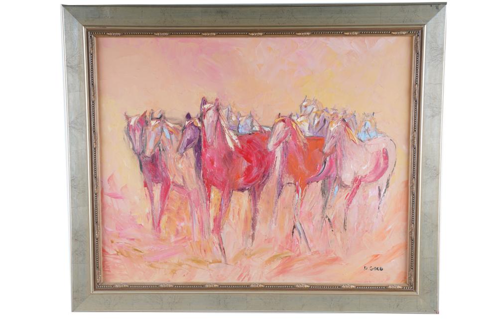 DEBORAH GOLD GALLOPING HORSESoil 335dc7