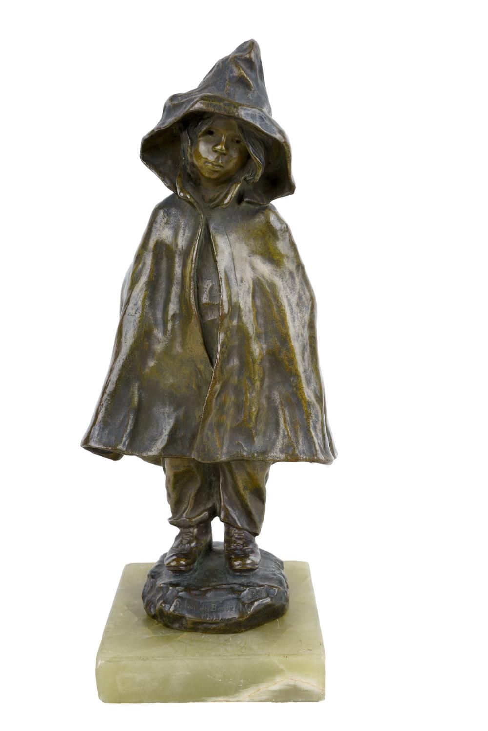 ELIZA BEETZ: "GIRL WITH RAINCOAT"bronze