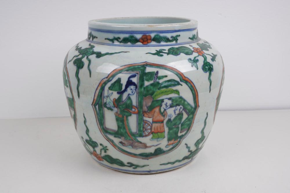 CHINESE FAMILLE VERTE PORCELAIN 335e0a