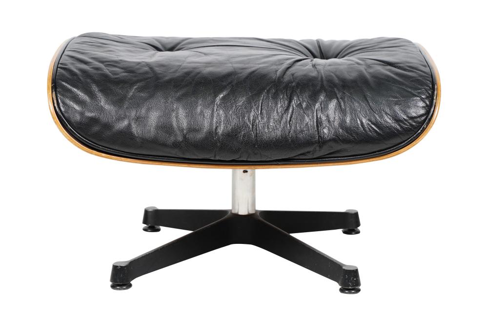 EAMES STYLE OTTOMANblack leather 335e8c