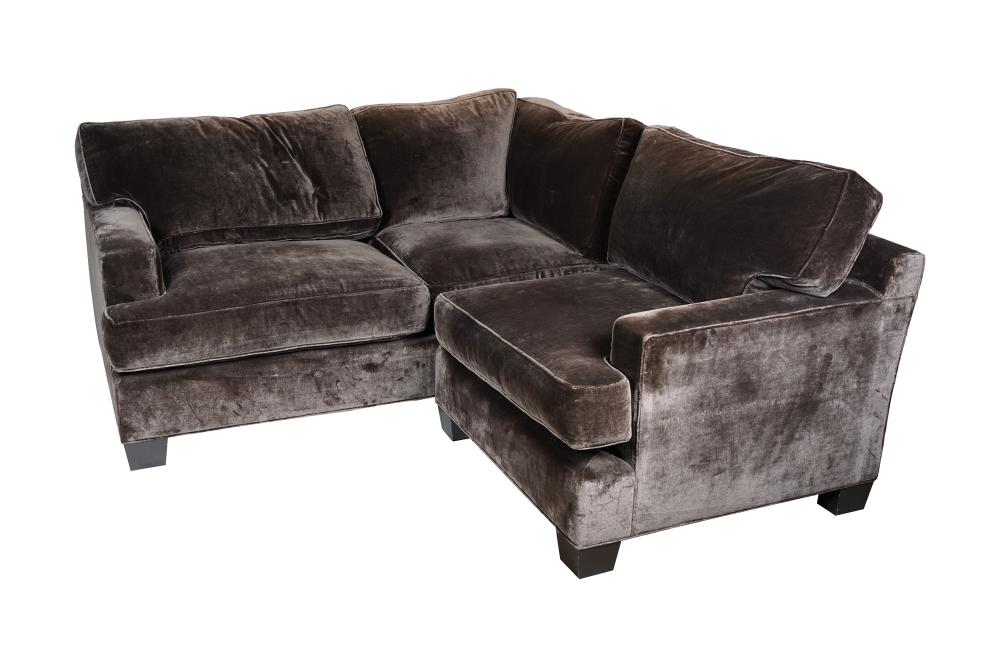 SECTIONAL SOFAwith chocolate brown 335eac