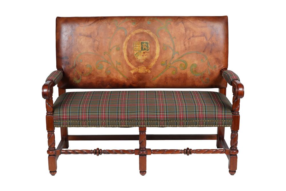 RALPH LAUREN UPHOLSTERED HALL BENCHwith