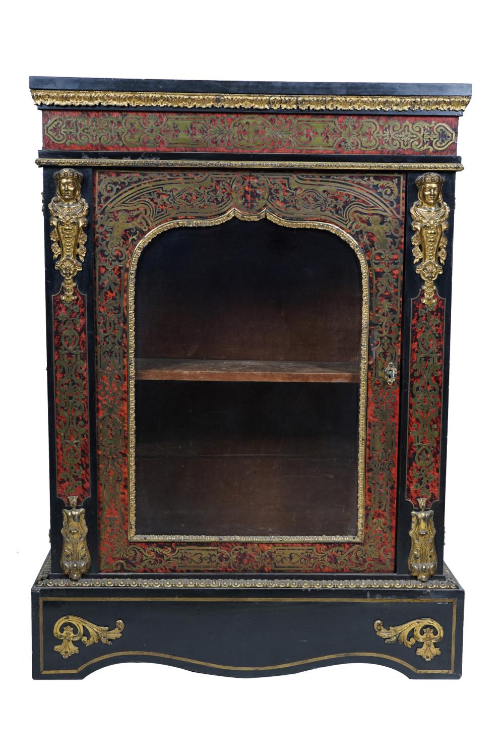 NAPOLEON III STYLE DISPLAY CABINETboulle 335ee3