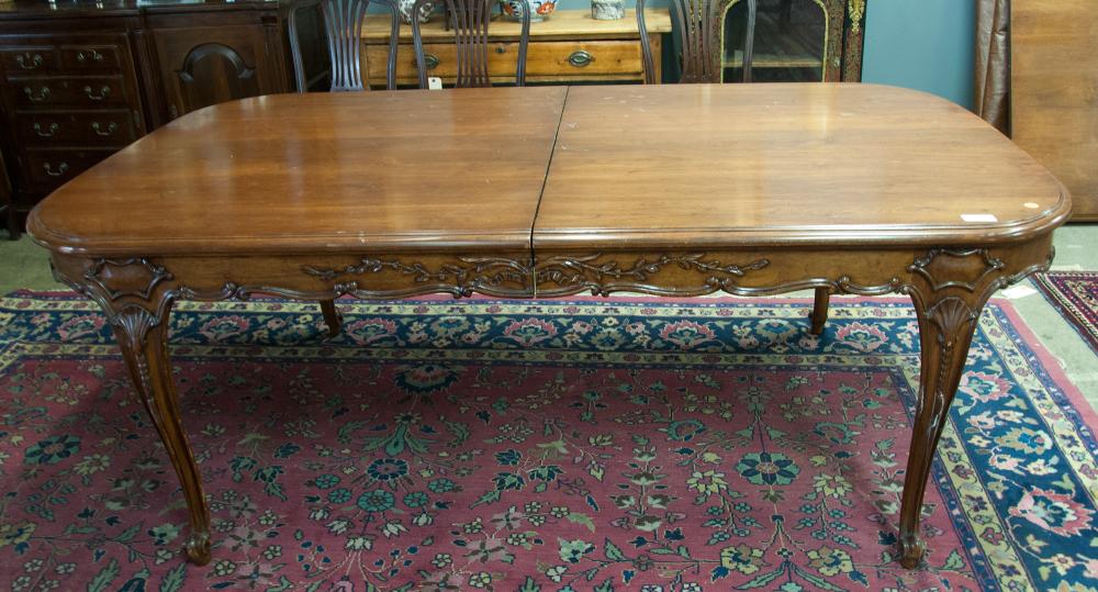 LOUIS XV STYLE CARVED WALNUT DINING 335eed