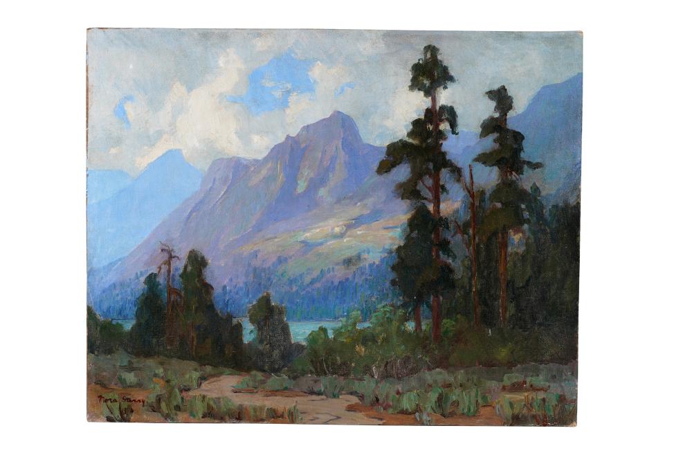 NORA STERRY: "CALIFORNIA LANDSCAPE"oil