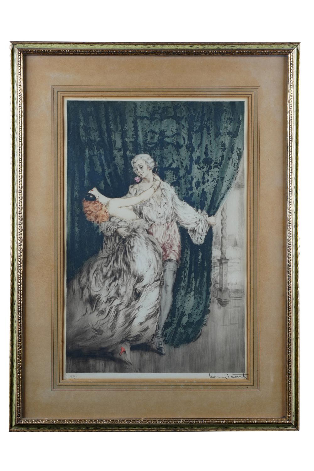 LOUIS ICART: "CASANOVA"circa 1928