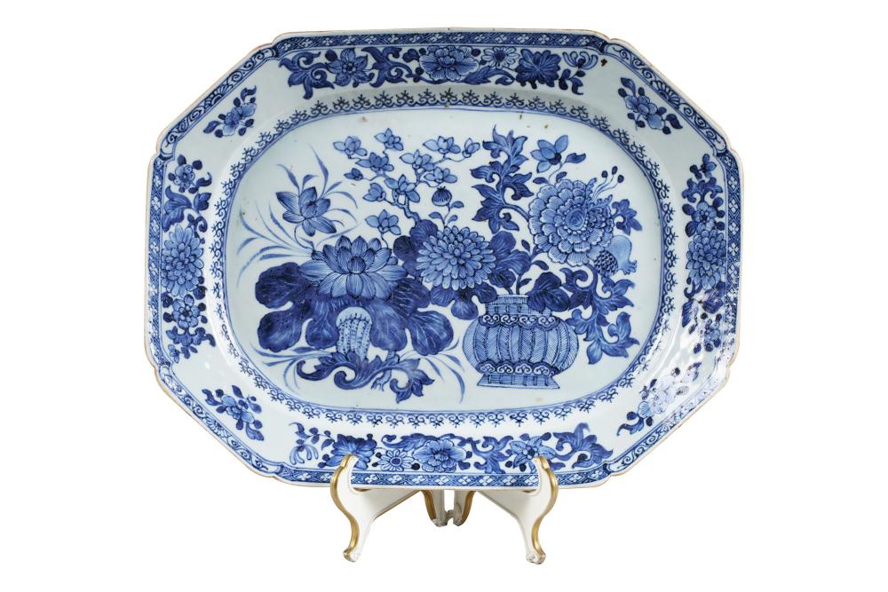 CHINESE BLUE & WHITE EXPORT PORCELAIN