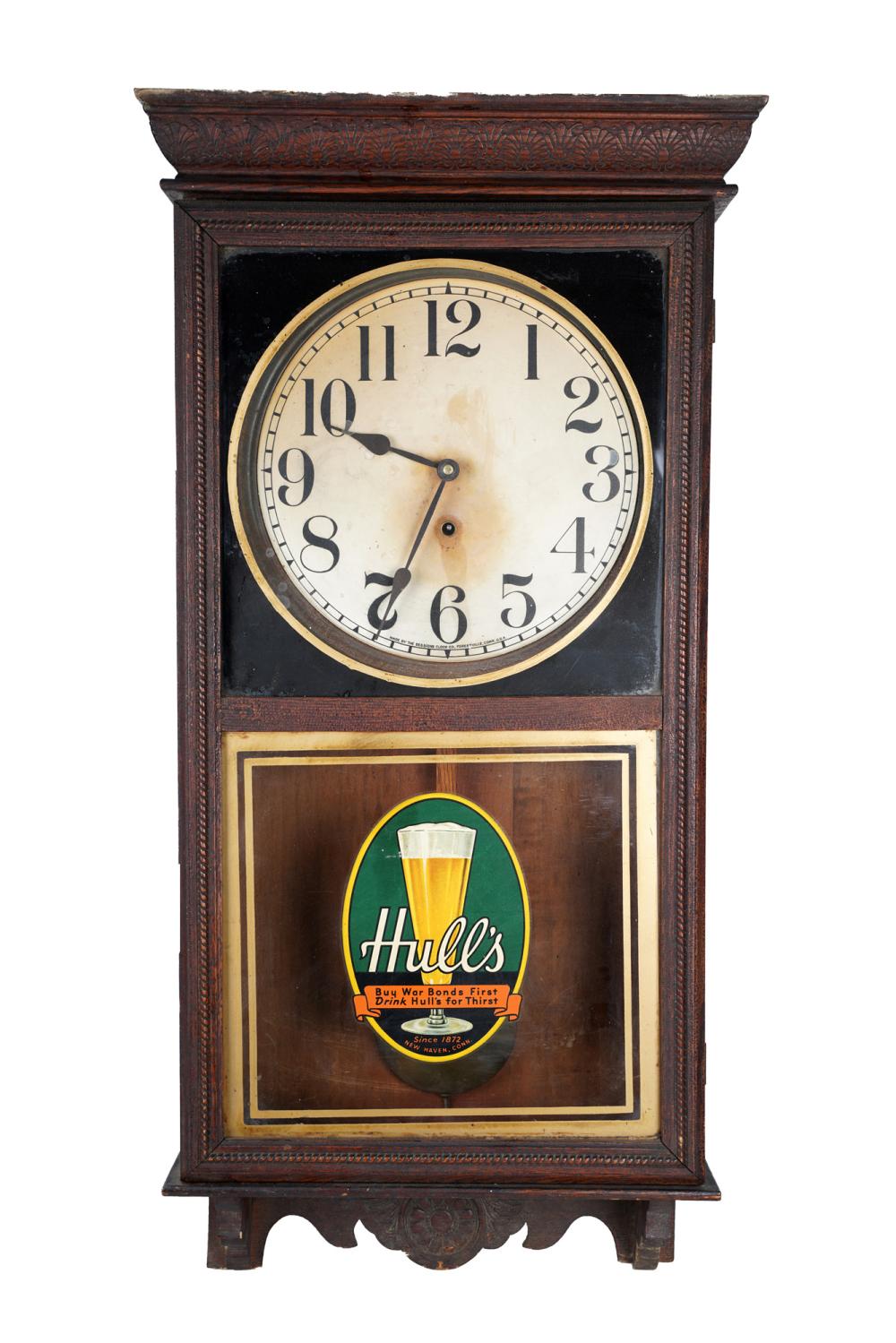 AMERICAN ADVERTISEMENT CLOCKpine