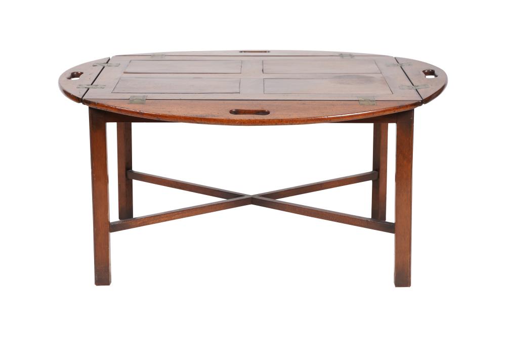 MAHOGANY BUTLER S COFFEE TABLE20th 336026