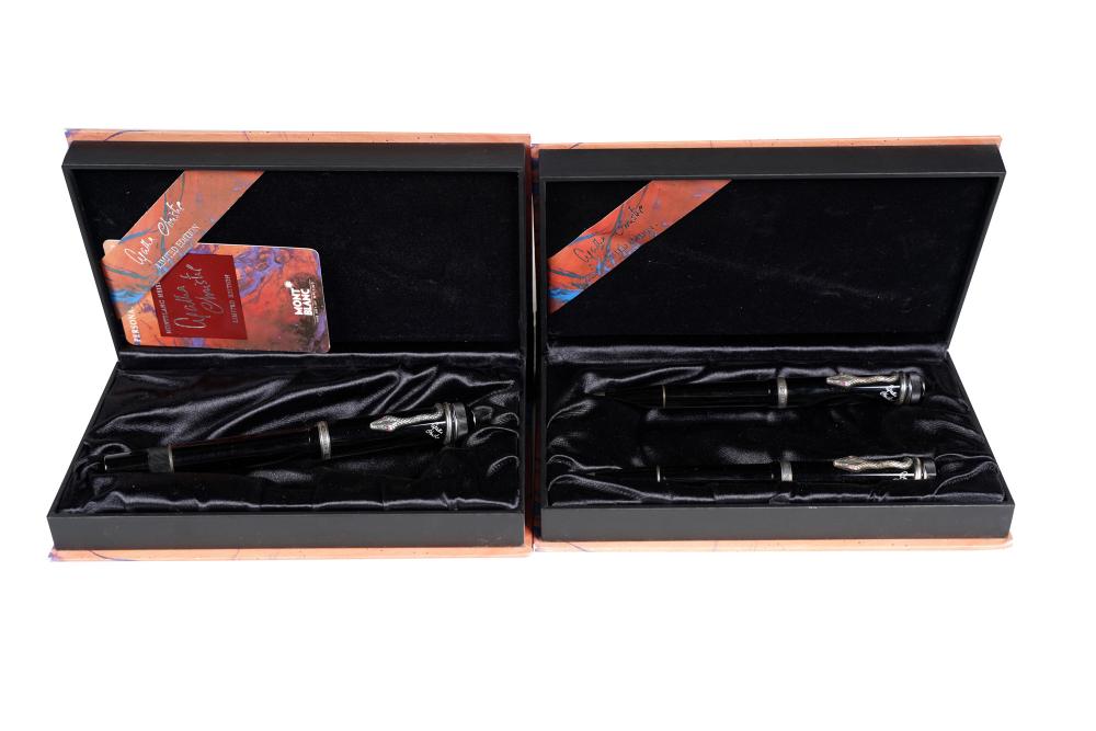 MONTBLANC AGATHA CHRISTIE PEN SETcomprising 336050