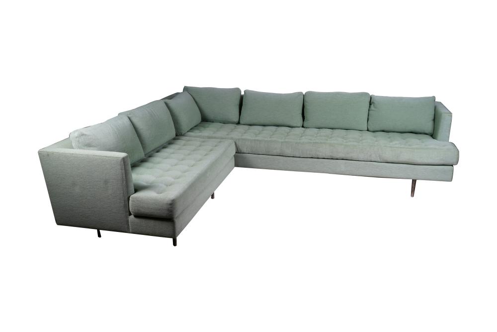 MID CENTURY SECTIONAL SOFAin two 336067