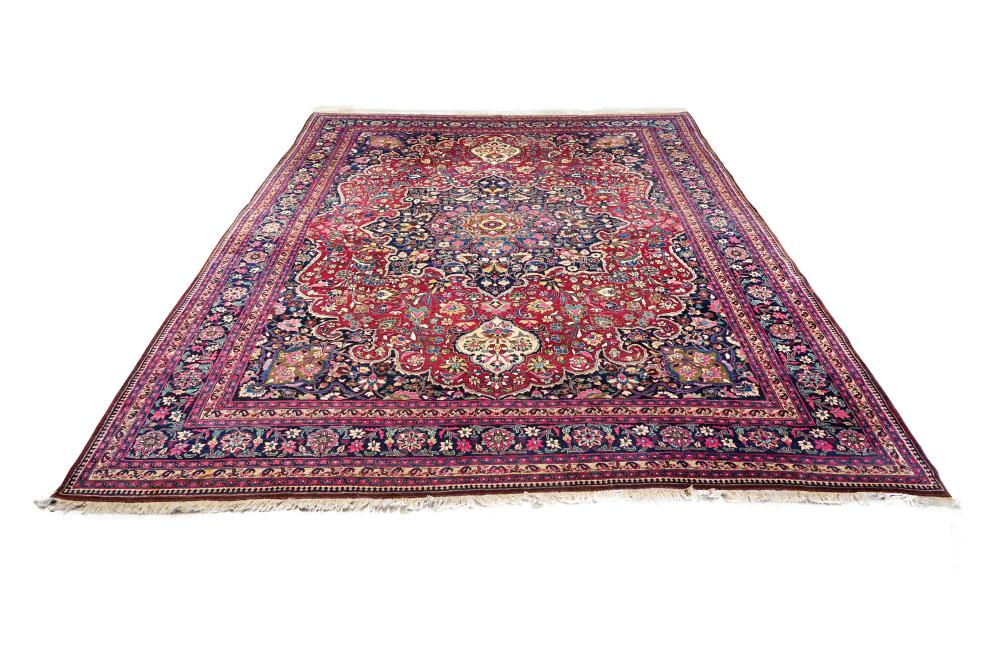 MESHAD RED & BLUE FIELD CARPETCondition: