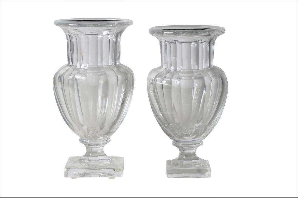 TWO ASSORTED BACCARAT CRYSTAL VASESCondition  336110