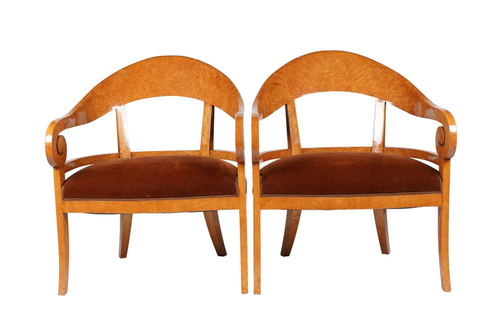 PAIR OF BIEDERMEIER STYLE ARMCHAIRSmodern  336161