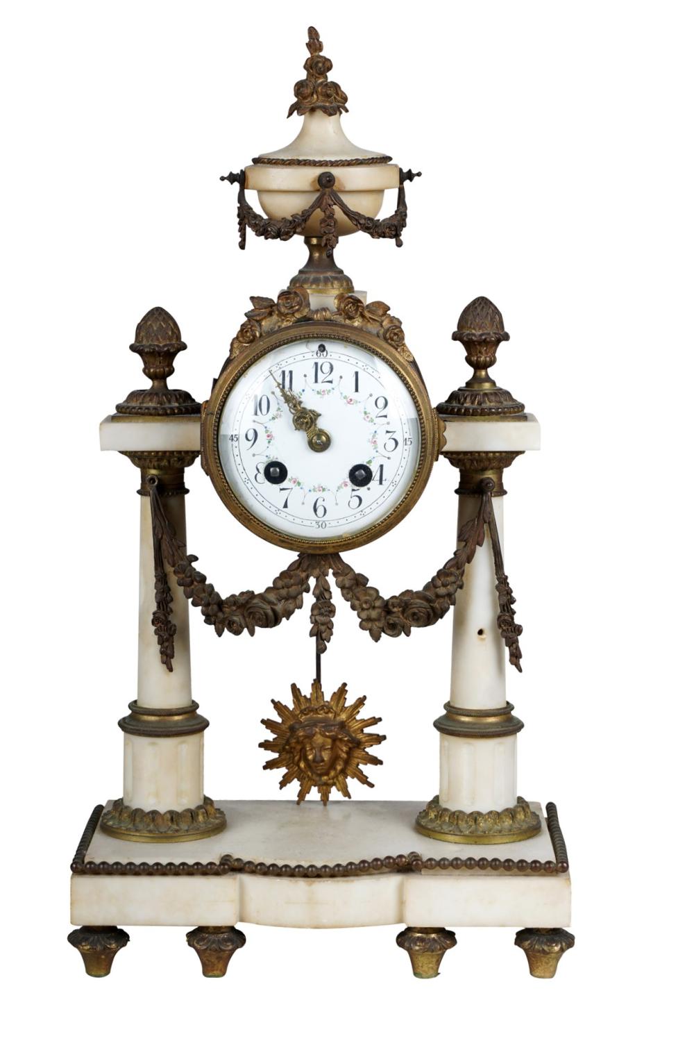 ONYX MANTLE CLOCK19th century apparently 336166