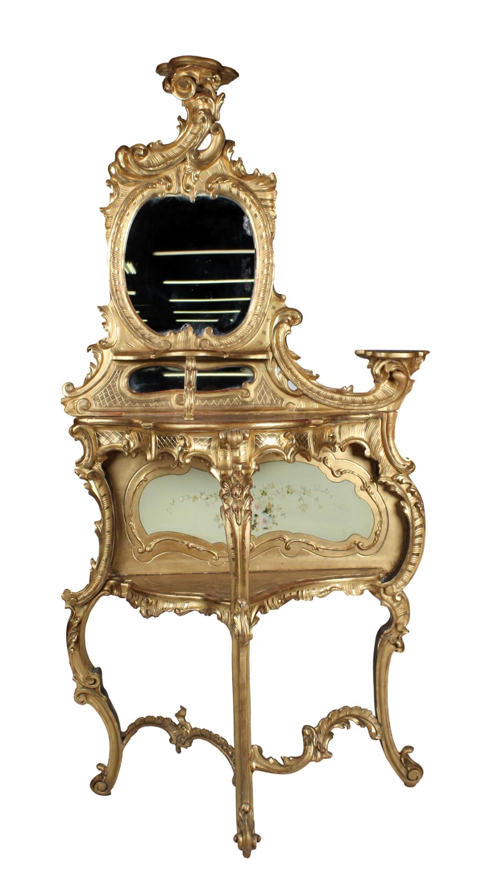 ITALIAN WOOD CARVED GILT ETAGEREin 336213