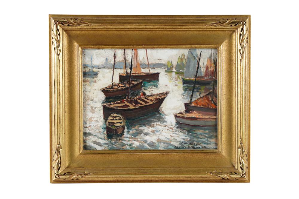 EDOUARD RICHARD CONCARNEAU oil 336229