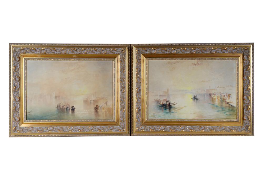 AFTER J M W TURNER PAIR OF VENETIAN 336235