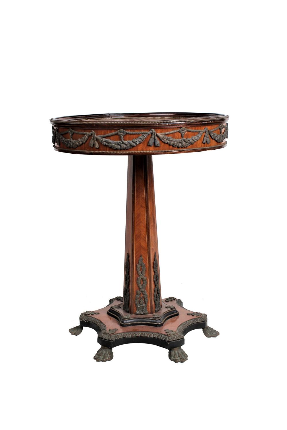 CHARLES X STYLE METAL-MOUNTED MAHOGANY