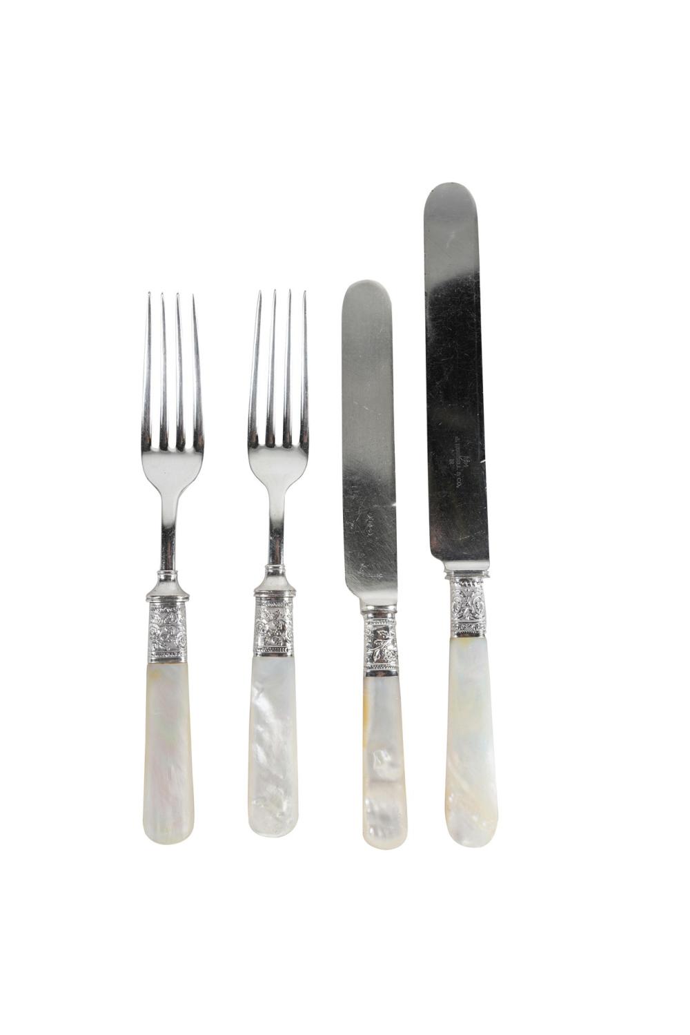 MOTHER OF PEARL STAINELESS FLATWARE 3362b4