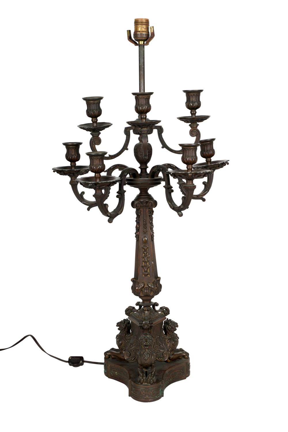 NEOCLASSIC STYLE BRONZE TABLE LAMP31 33632f