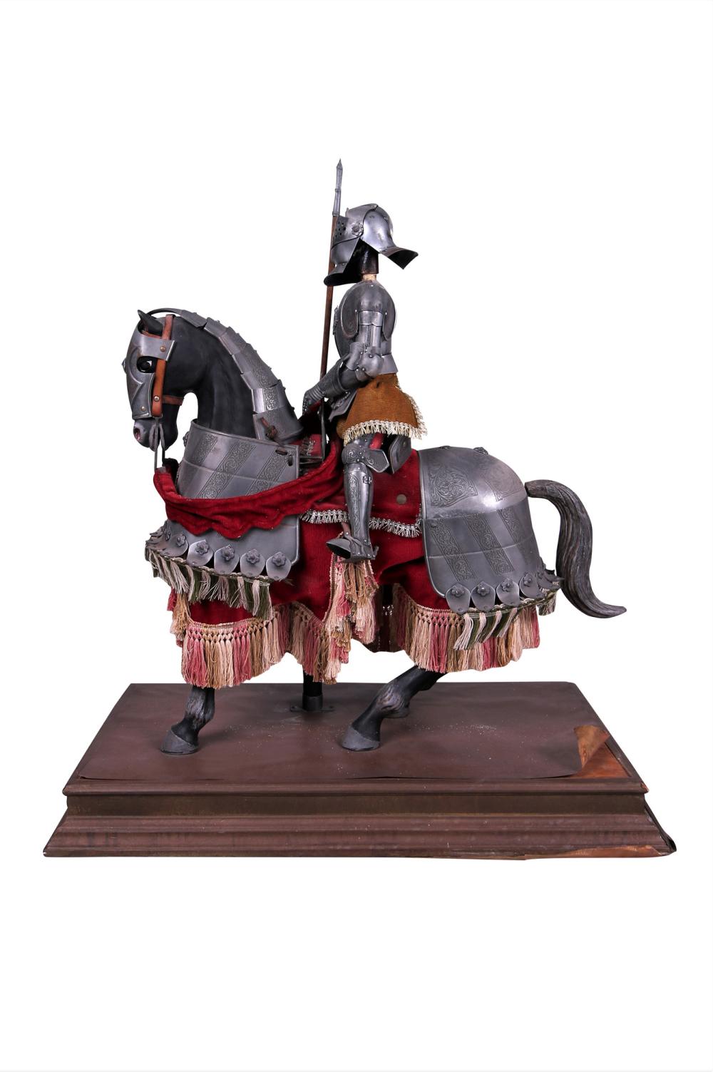 KNIGHT ON HORSEBACK MODELcarved