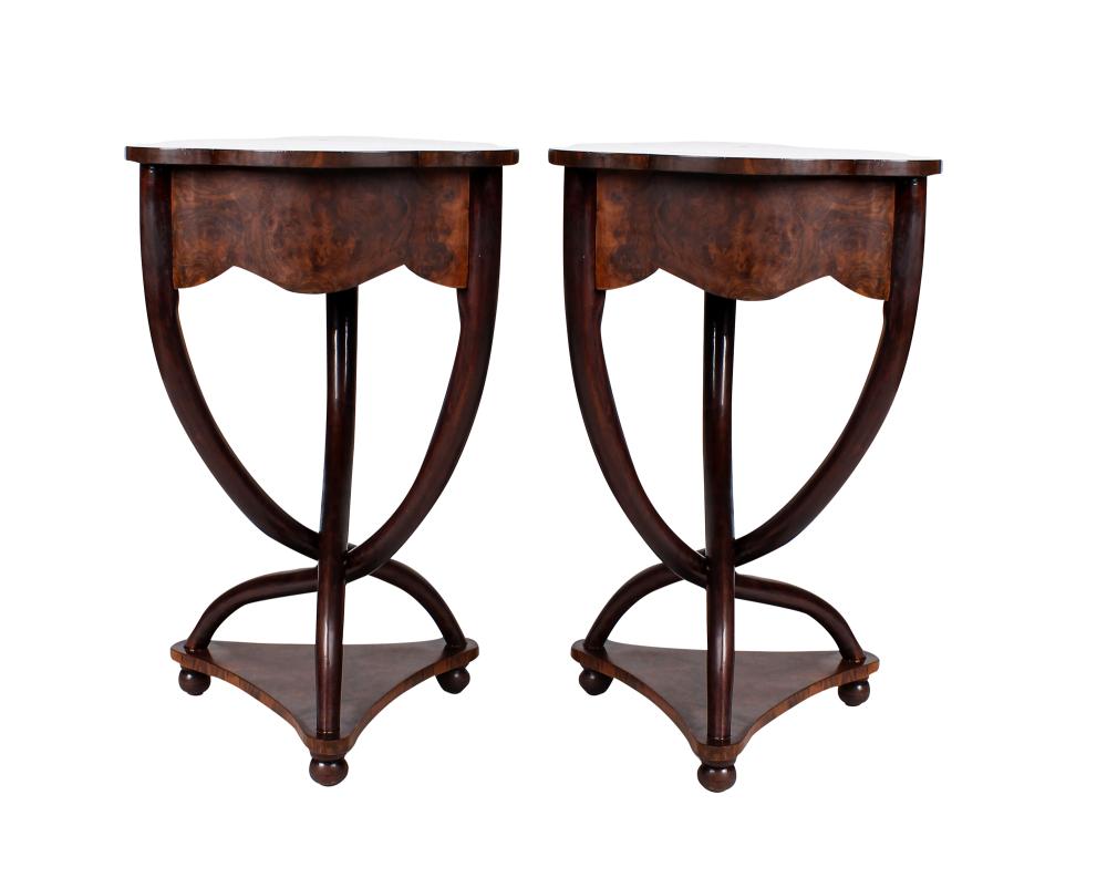 PAIR OF BIEDERMEIER STYLE TRIANGULAR 336347