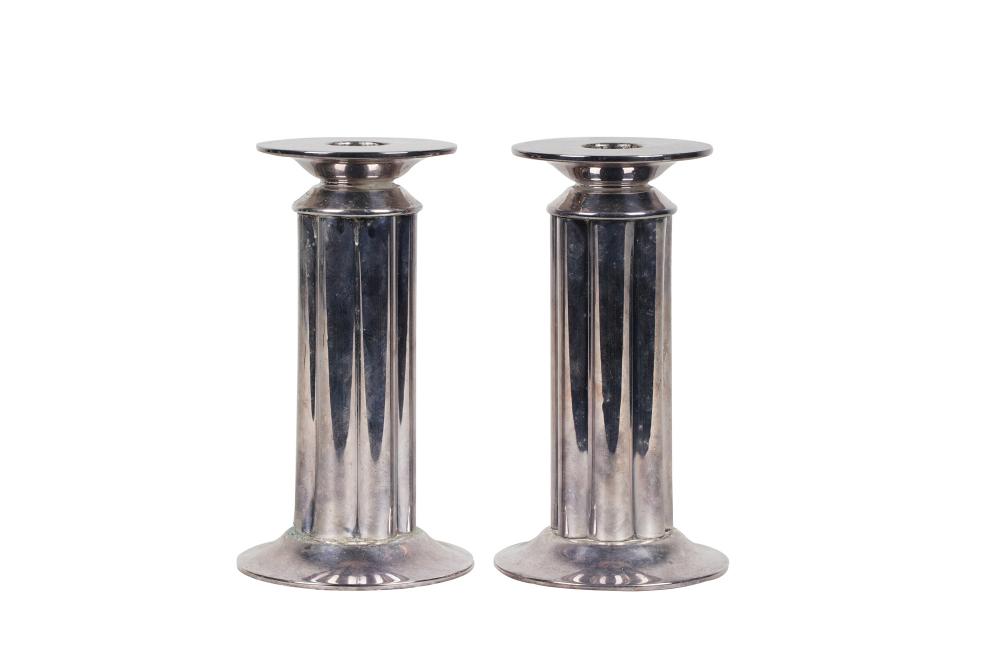 PAIR OF SWID POWELL SILVERPLATE 33638e