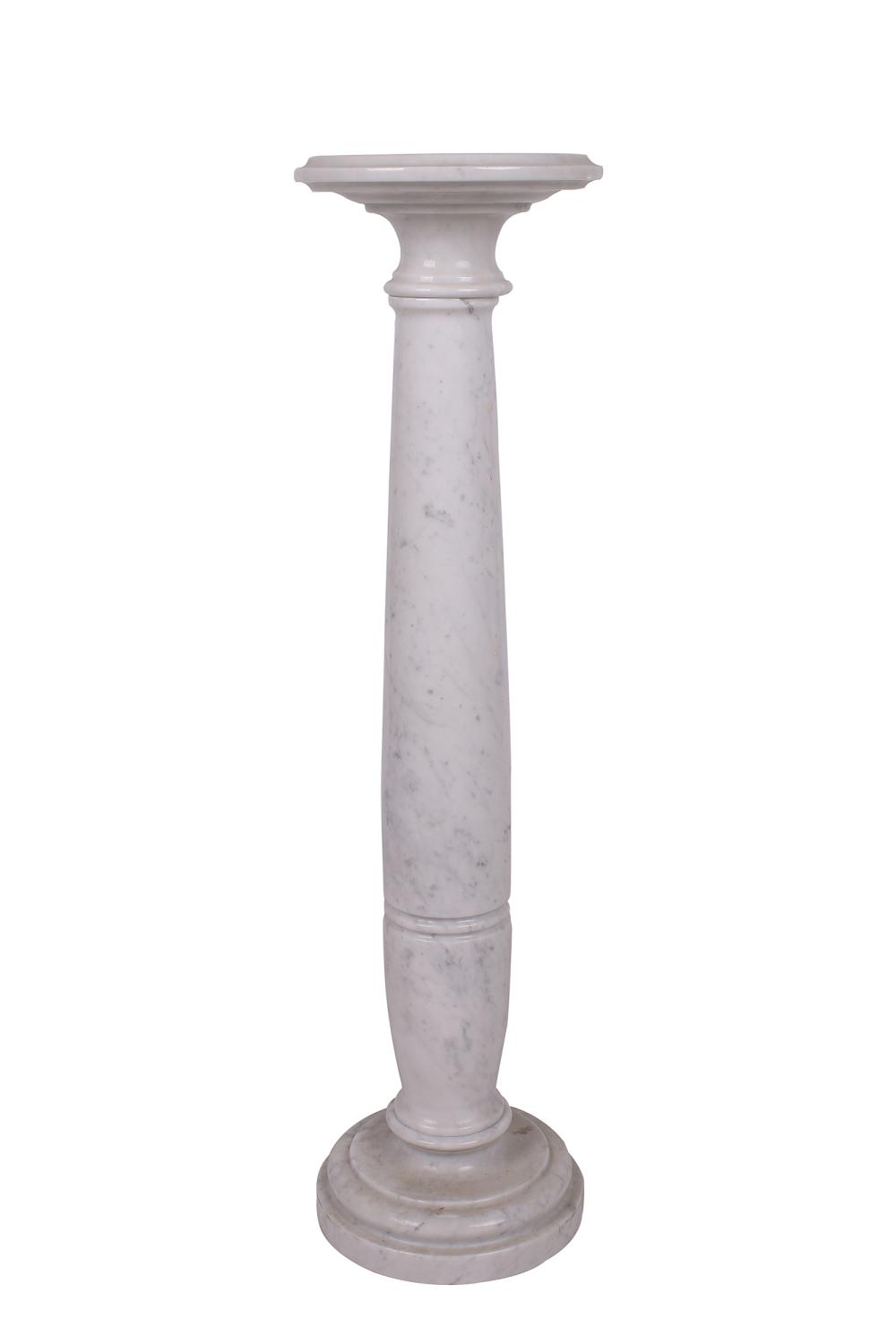 MARBLE COLUMNAR PEDESTALthe top 3363c6