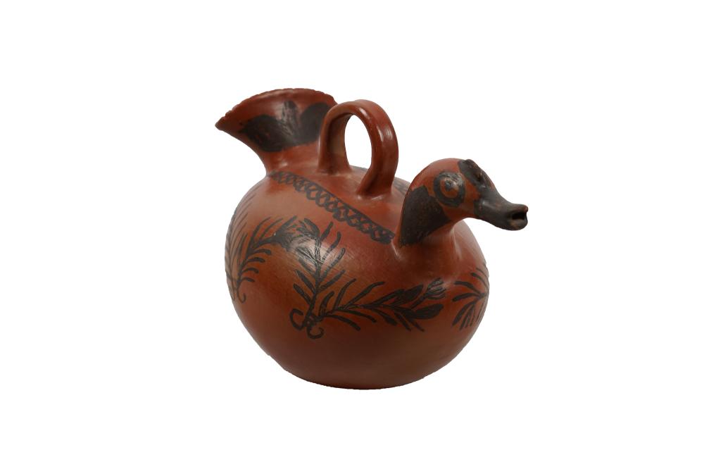 COLIMA STYLE BIRD FORM PITCHER14 inches
