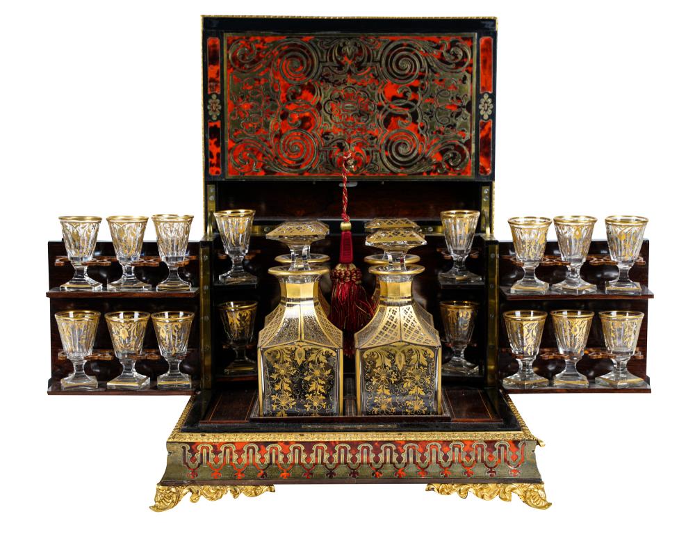 BOULLE INLAID GILT BRONZE TANTALUScomprising 336496