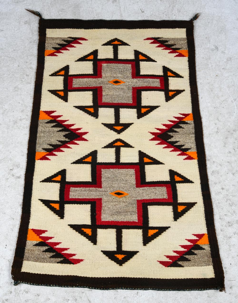 BROWN BEIGE RED NAVAJO MAT39 336491