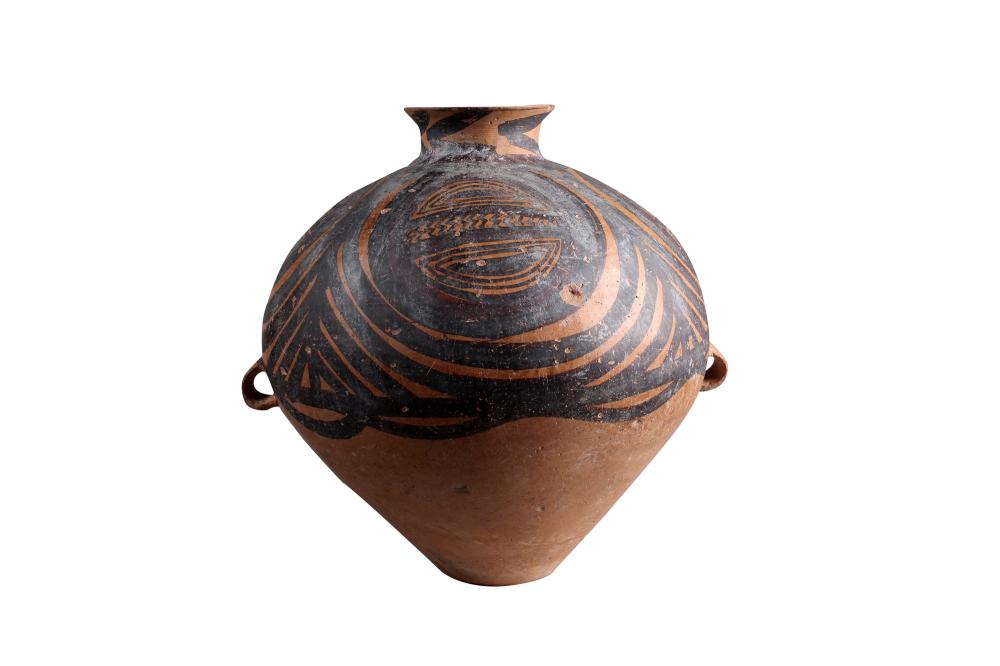 CHINESE GANSU OVOID POTTERY JARNeolithic