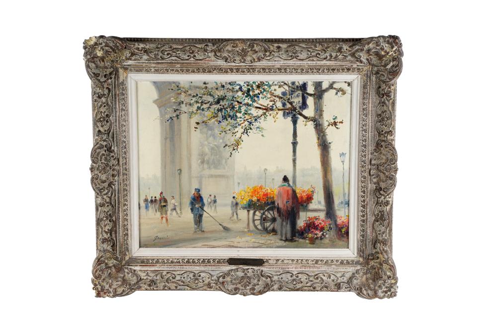 PAUL GAGNI L ARC DE TRIOMPHE oil 3364d3