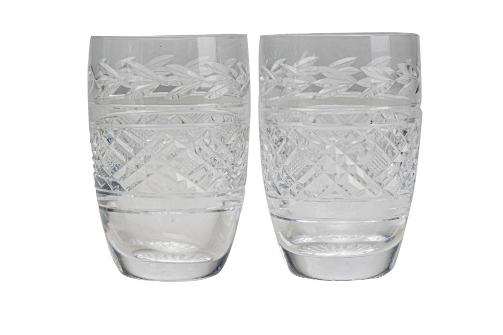 SET OF EIGHT WATERFORD CRYSTAL
