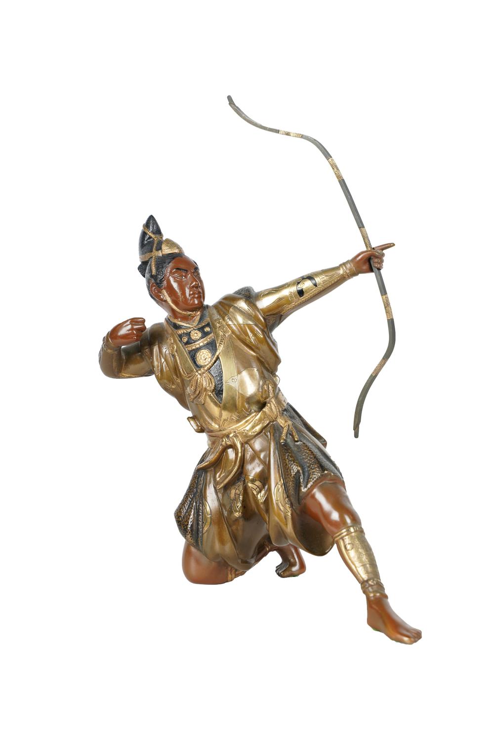 JAPANESE BRONZE WARRIORwith removable 336509