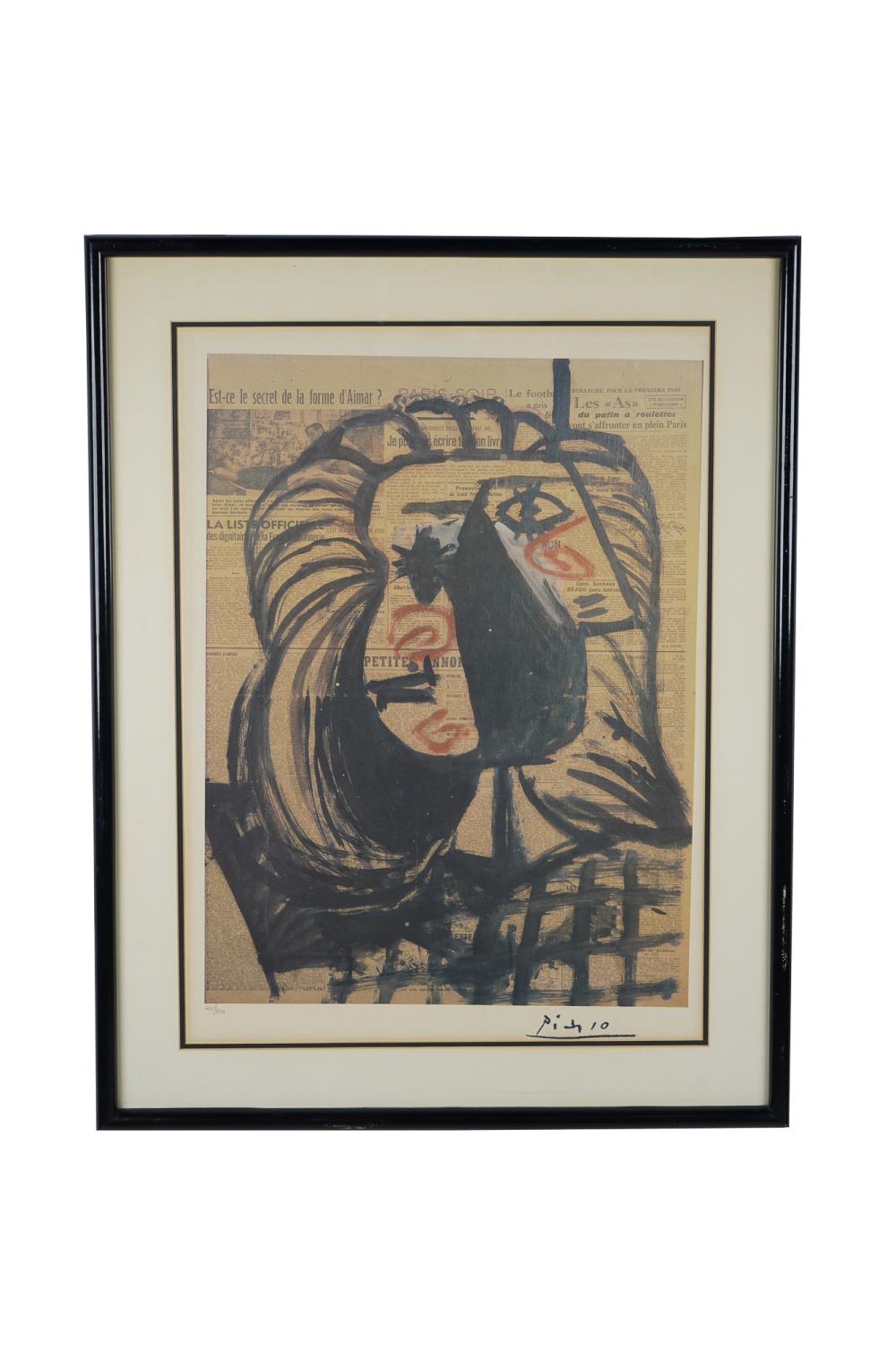 PICASSO PORTRAIT PRINTnumbered 336512