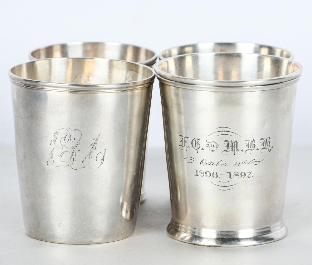 FOUR SOUTHERN COIN SILVER JULEP 336534