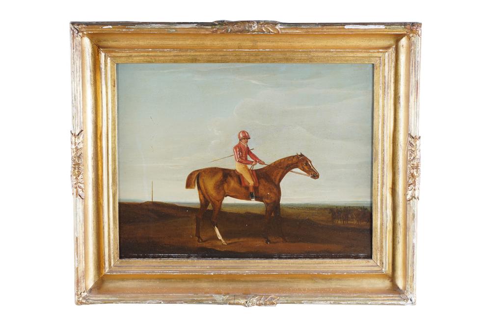 JOCKEY ON HORSEBACKoil on canvas, relined