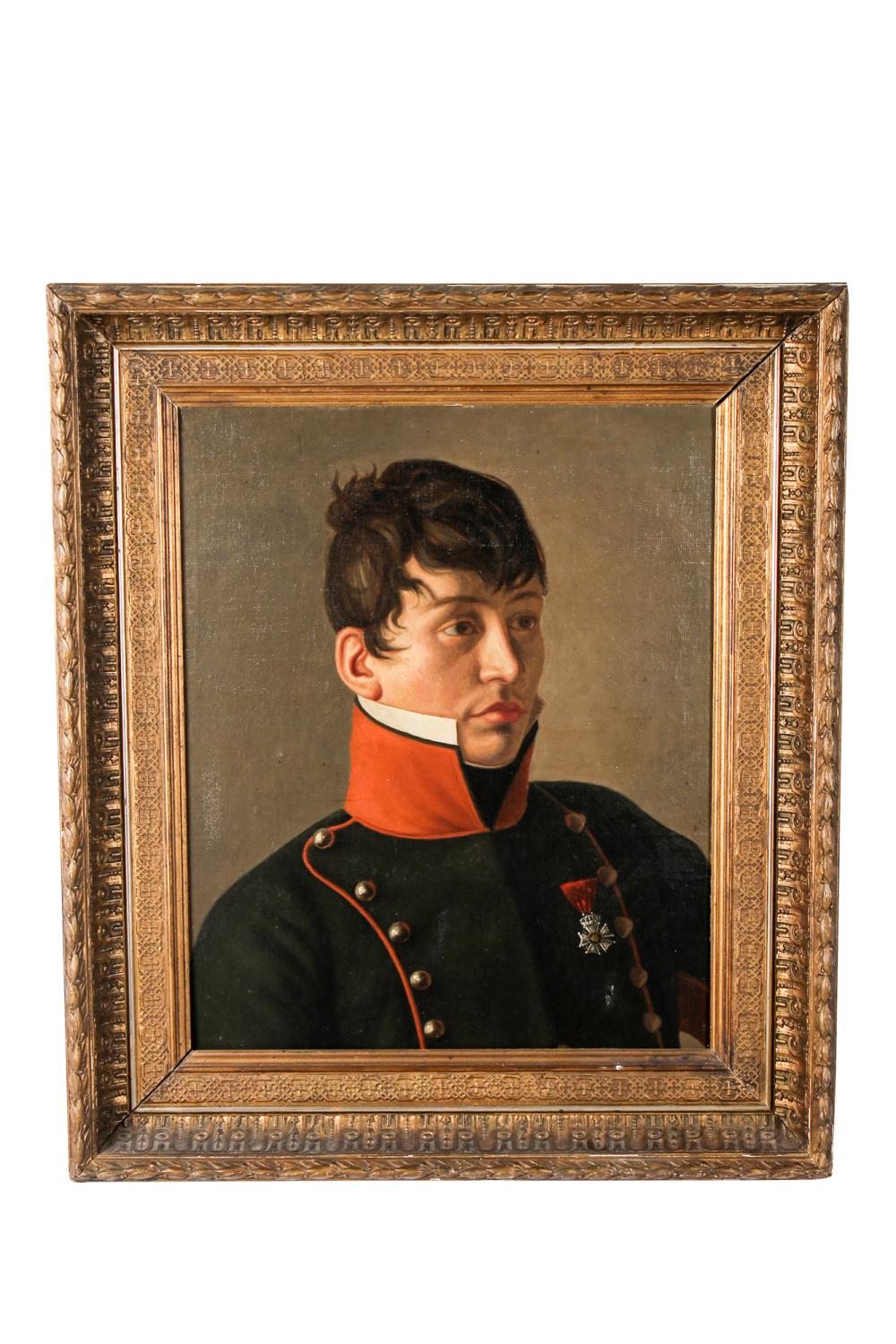 PORTRAIT OF A FRENCH SOLDIER19th