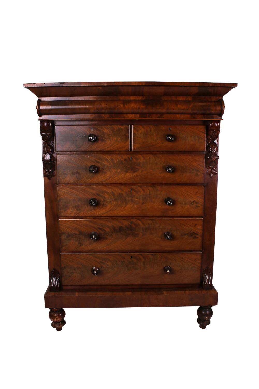 AMERICAN CHEST ON STANDmahogany 3365ae