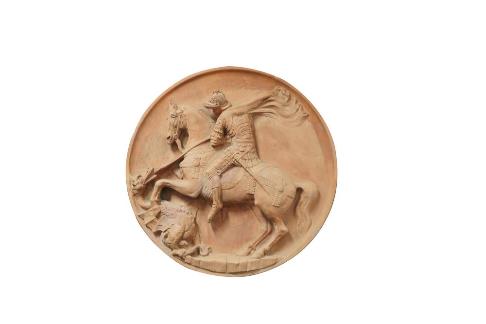 ITALIAN TERRACOTTA ROUNDELdepicting 33662e