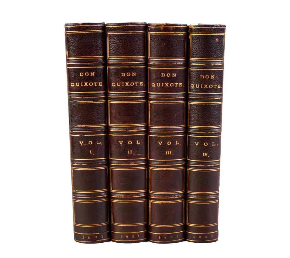 FOUR VOLUMES DON QUIXOTE OF LA 336672