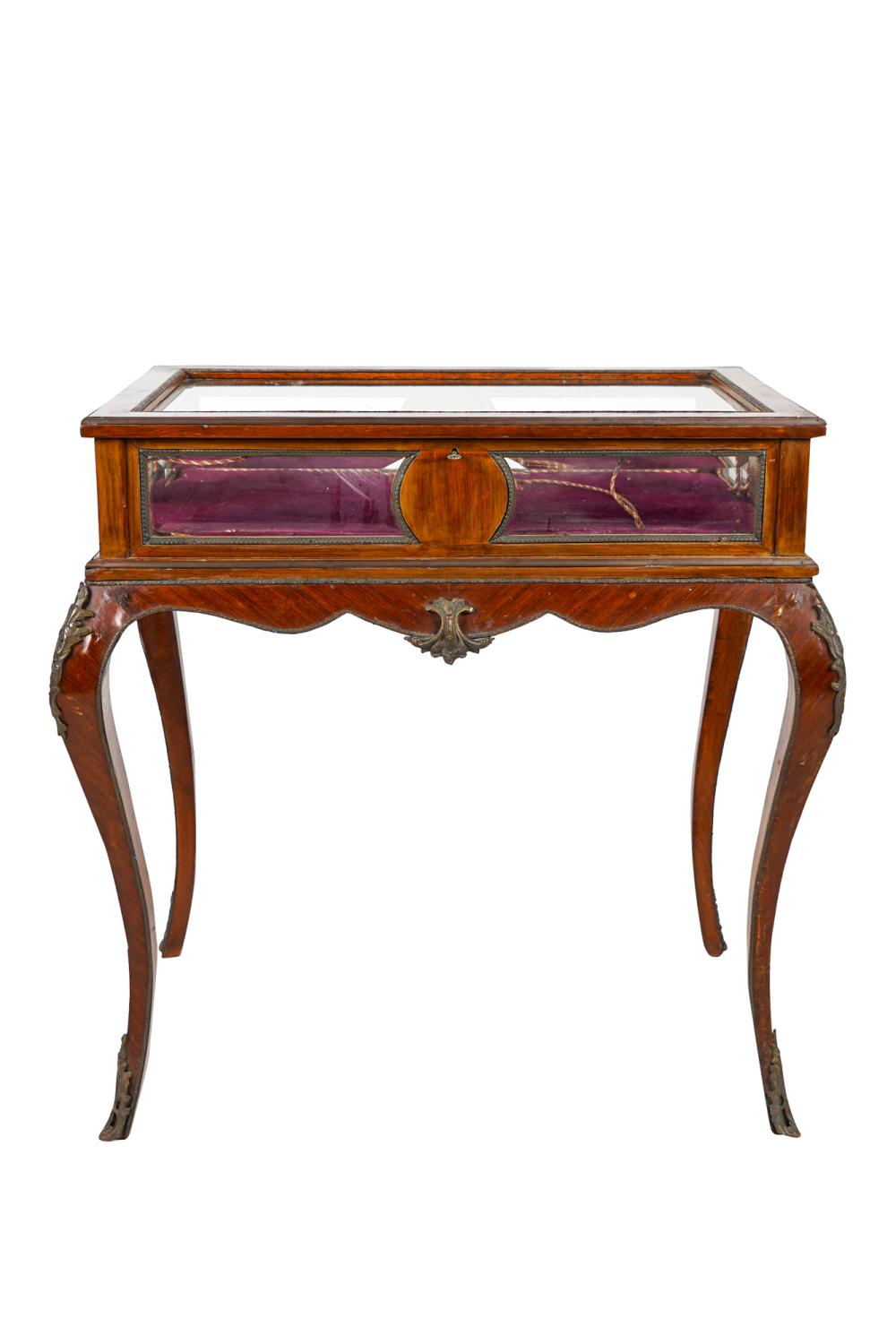 LOUIS XV STYLE MAHOGANY VITRINE 3366e3