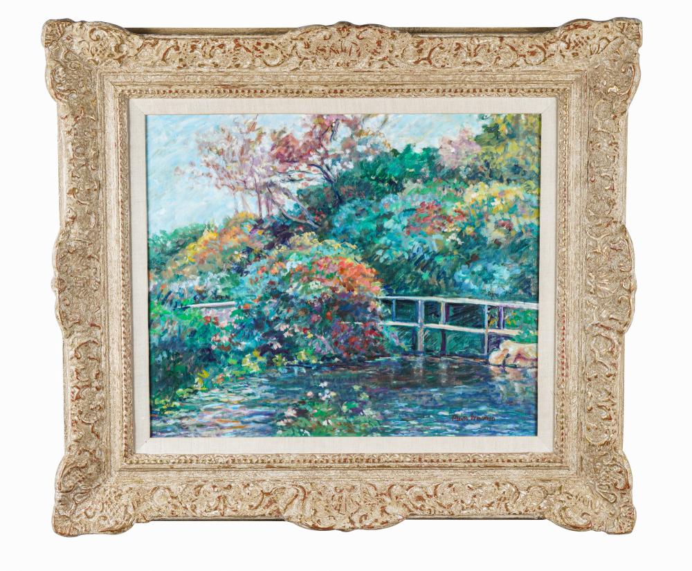 IMPRESSIONIST LANDSCAPEoil on canvas 33679a